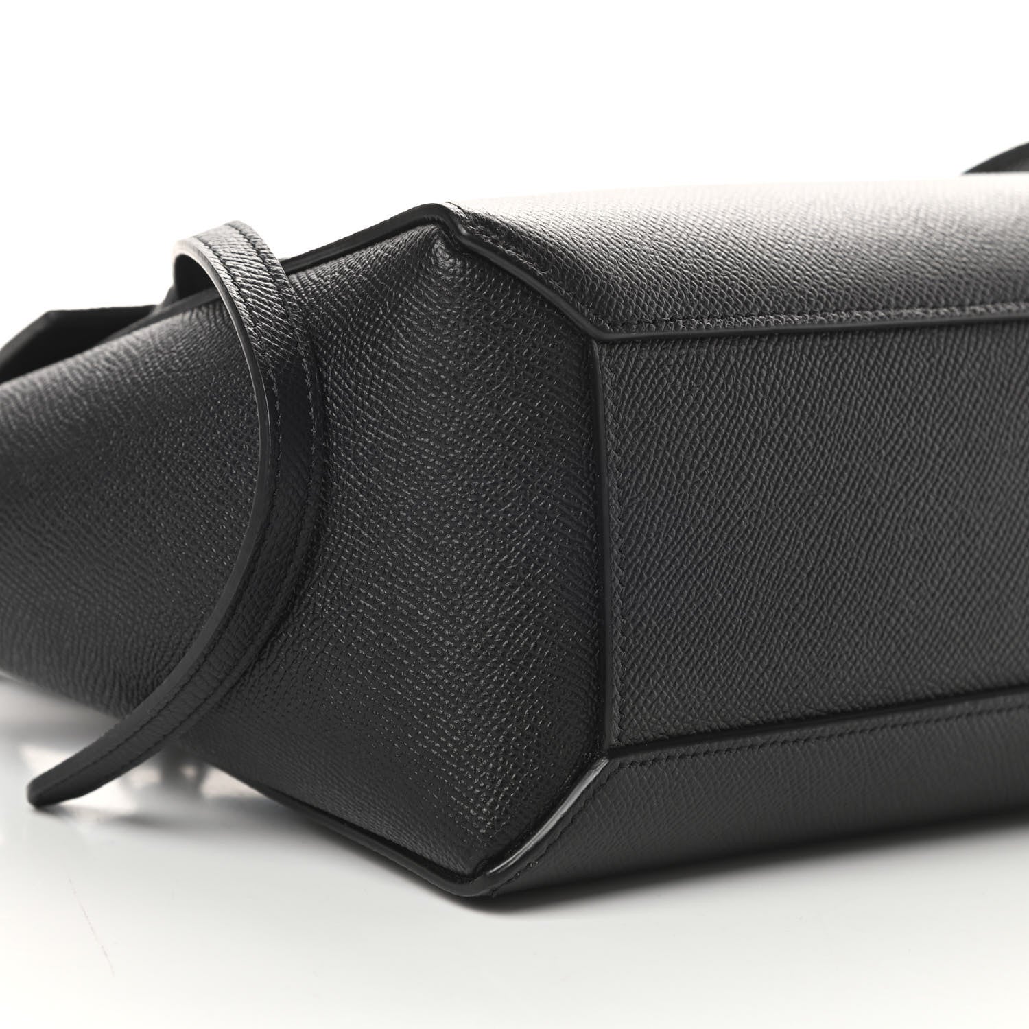 Celine Grained Calfskin Nano Belt Bag Black 9 of 14