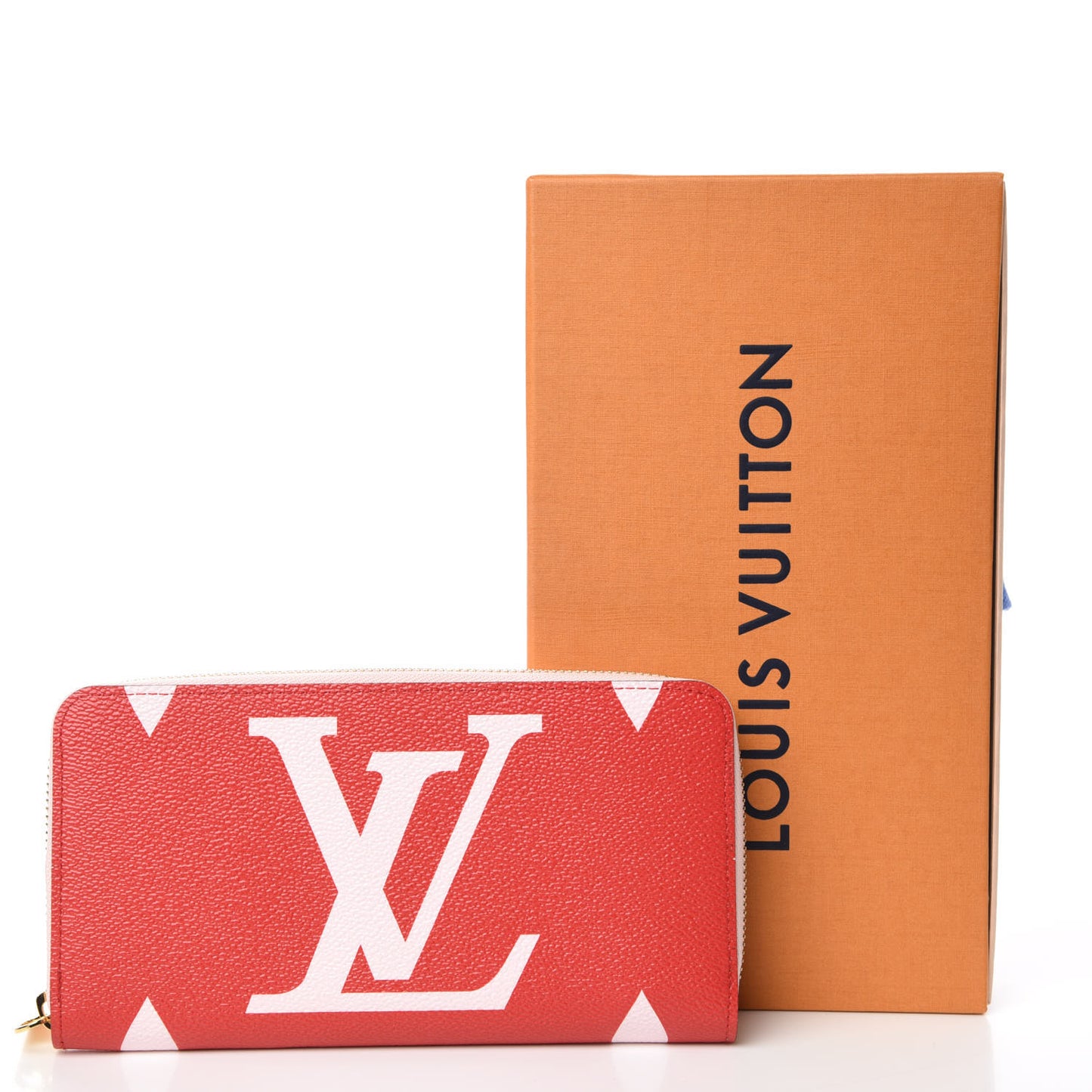 Monogram Giant Zippy Wallet Rouge Rose