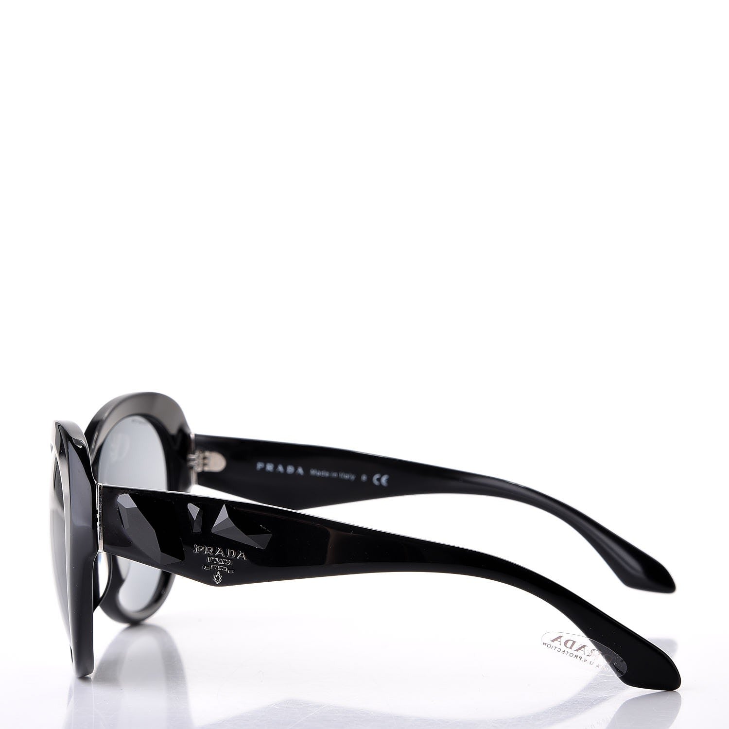 Prada Voice Sunglasses SPR 26Q-F Black 3 of 8