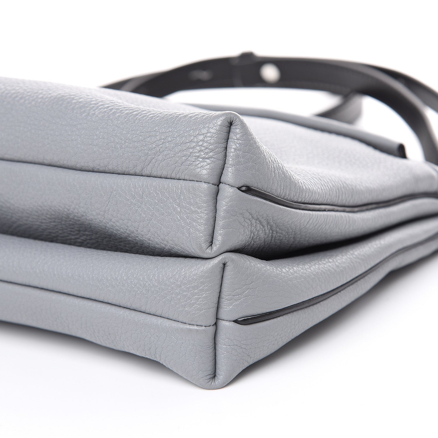 Marc Jacobs Calfskin Two Fold Shoulder Bag Rock Grey 9 of 10