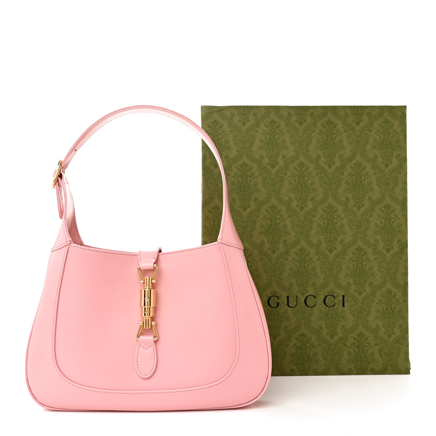 Gucci Boarded Dyana Lux Calfskin Small Jackie 1961 Hobo Wild Rose 12 of 12
