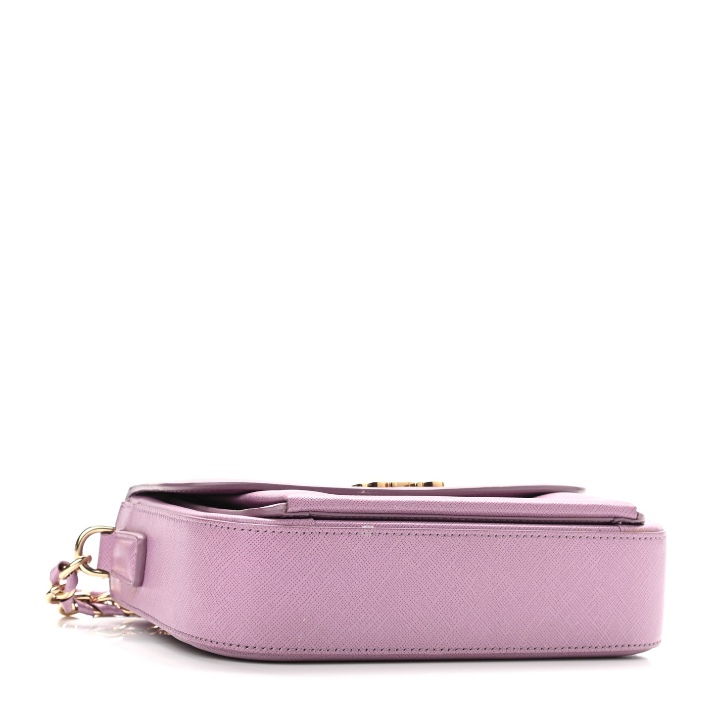 Saffiano Sandrine Shoulder Bag Purple
