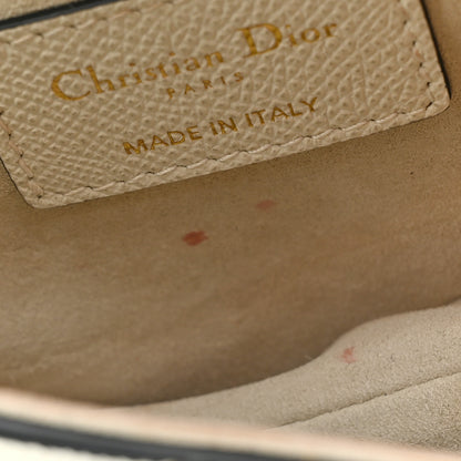 Christian Dior Grained Calfskin Mini Saddle Bag White 11 of 13
