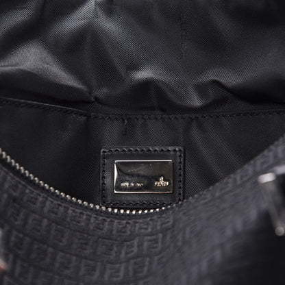 Fendi Zucchino Shoulder Bag Black 8 of 9