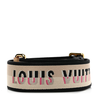 Louis Vuitton Jacquard Speedy Bandouliere 20 Shoulder Strap Black 2 of 4