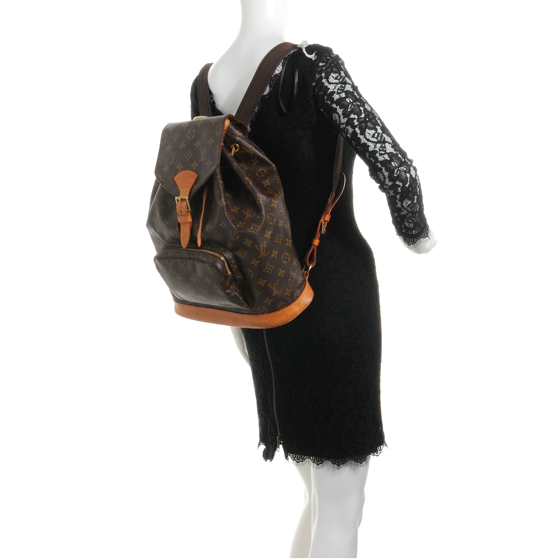 Louis Vuitton Monogram Montsouris GM Backpack 2 of 8