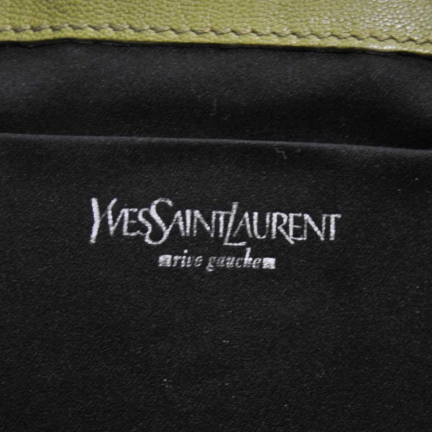 Chevre Mamounia Clutch Bag Green