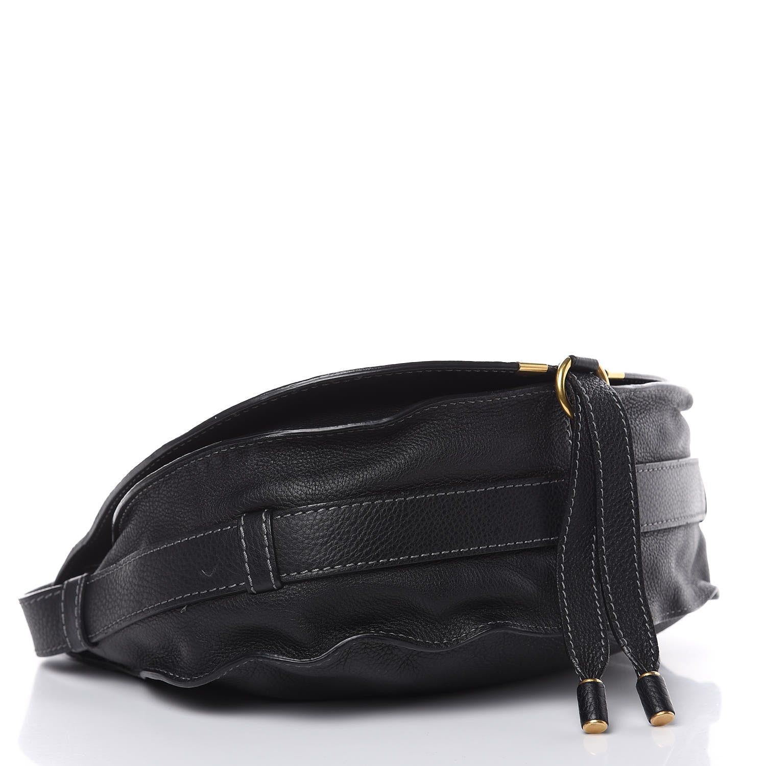 Chloe Calfskin Medium Marcie Round Crossbody Bag Black 4 of 13