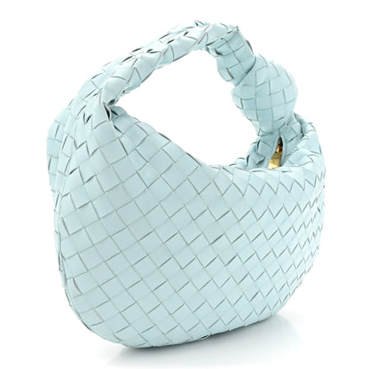 Bottega Veneta Nappa Intrecciato Teen Jodie Hobo Teal Washed 3 of 10