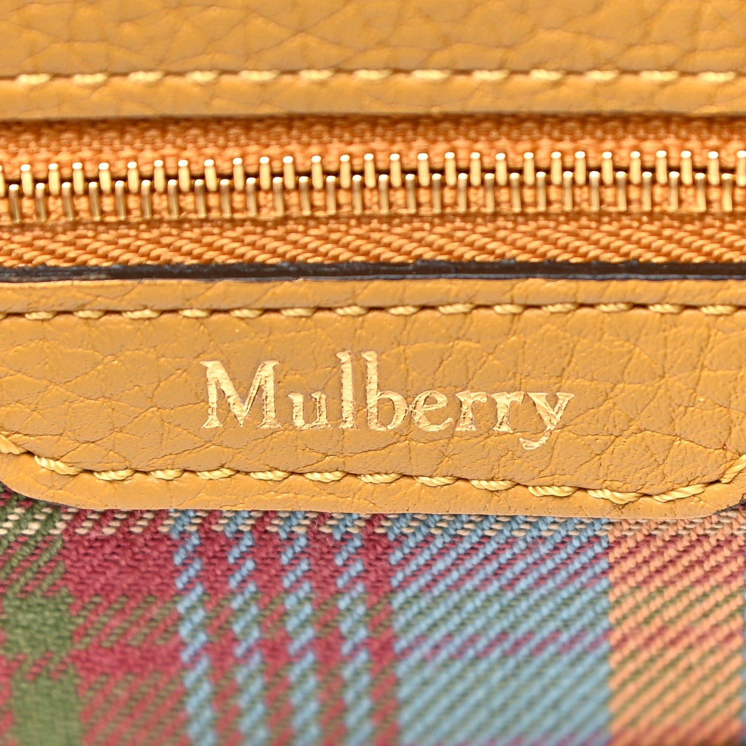 Mulberry Heavy Grain Calfskin Small Belted Bayswater Tote Deep Amber 14 of 14