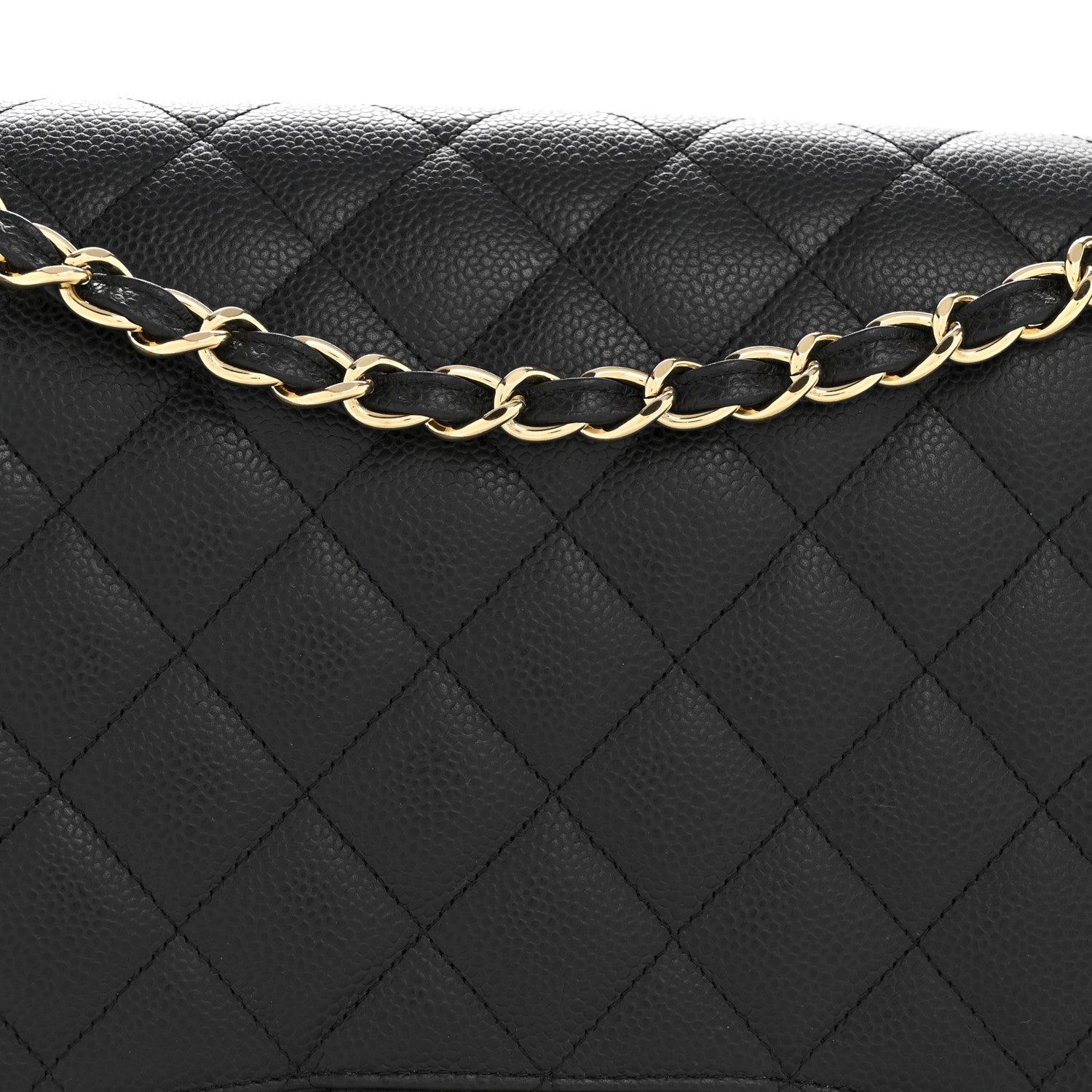 Chanel Caviar Quilted Maxi Double Flap Black 8 of 12