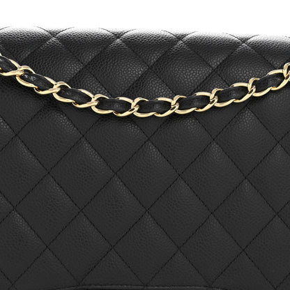 Chanel Caviar Quilted Maxi Double Flap Black 8 of 12