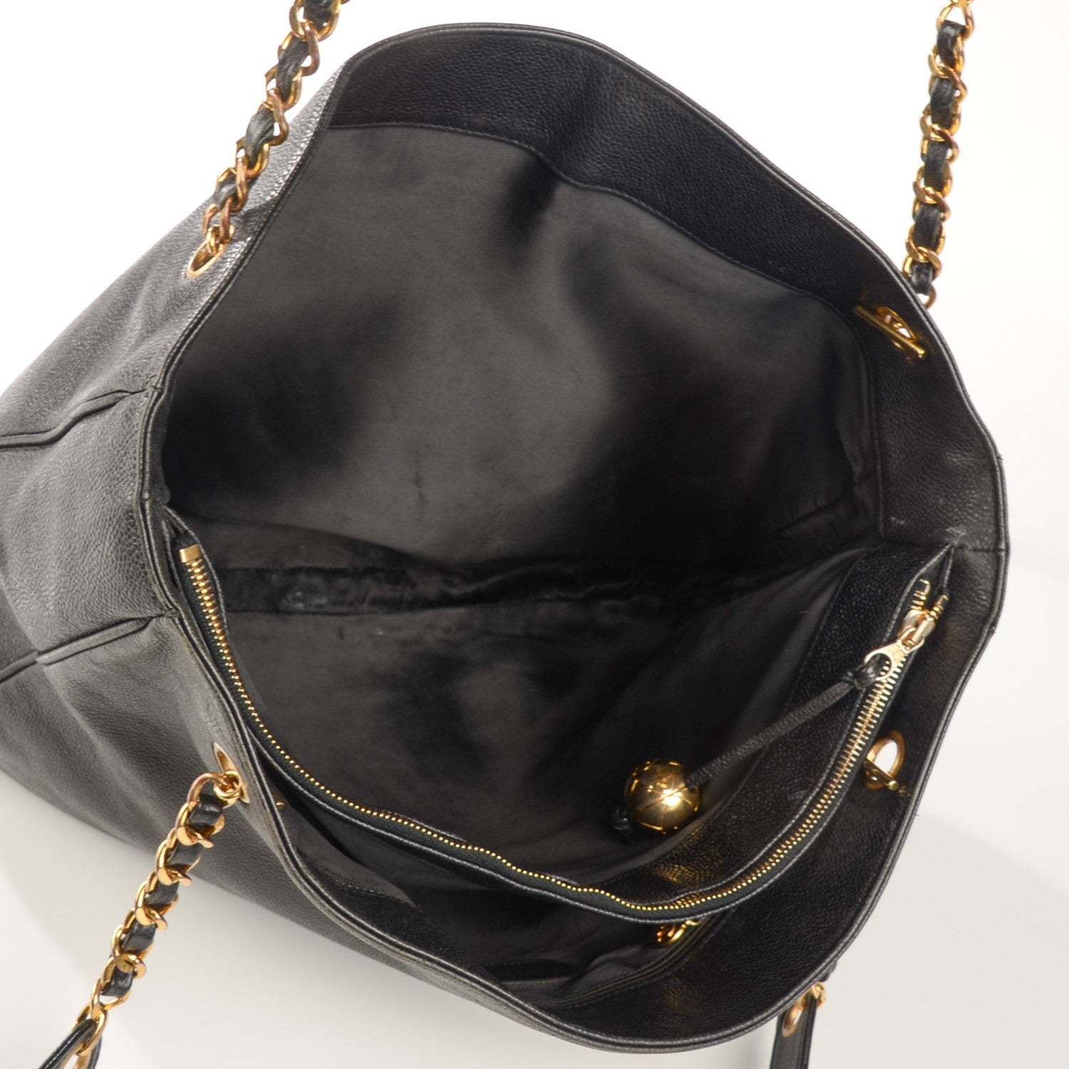 Chanel Caviar CC Shoulder Bag Black 5 of 8