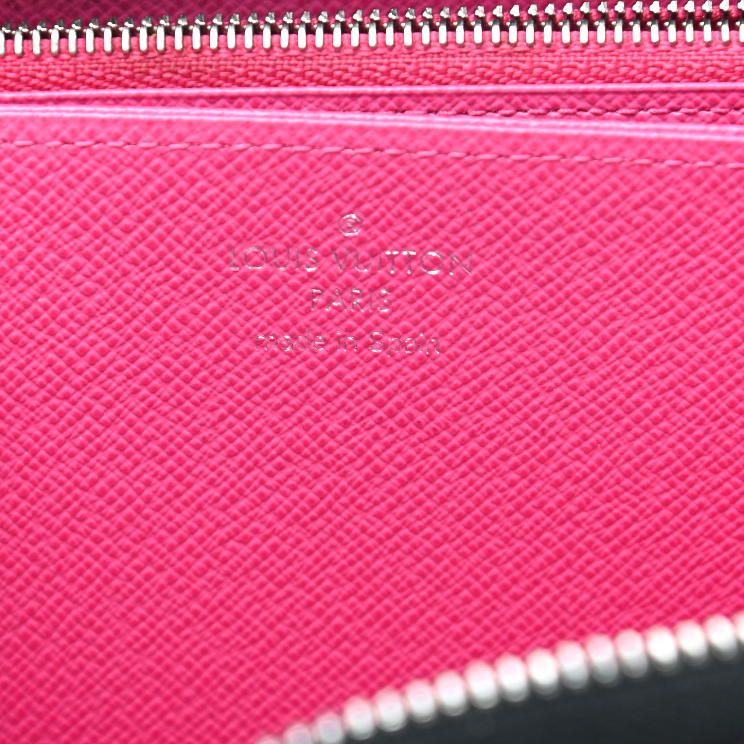 Louis Vuitton Epi Zippy Wallet Black Hot Pink 12 of 16