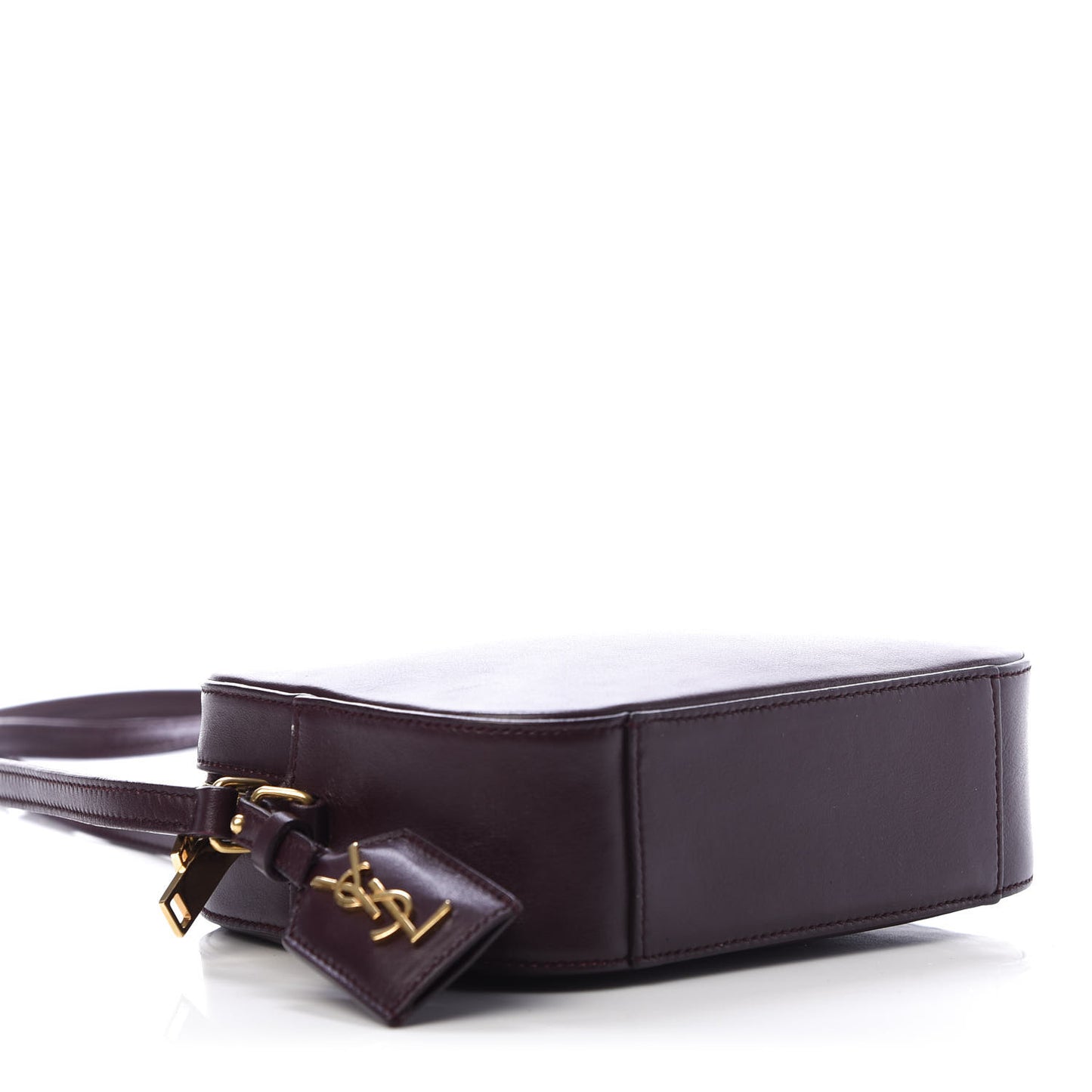 Calfskin Small Classic Monogram Camera Bag Bordeaux