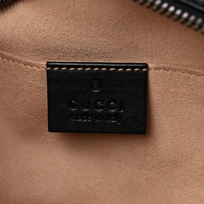 Gucci Calfskin Matelasse Small GG Marmont Chain Shoulder Bag Black 6 of 13