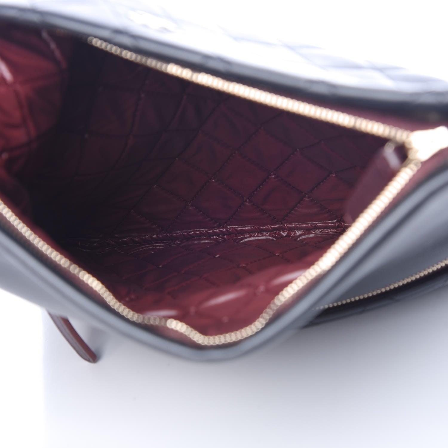 Chanel Lambskin Quilted CC Beauty Clutch Black 5 of 9