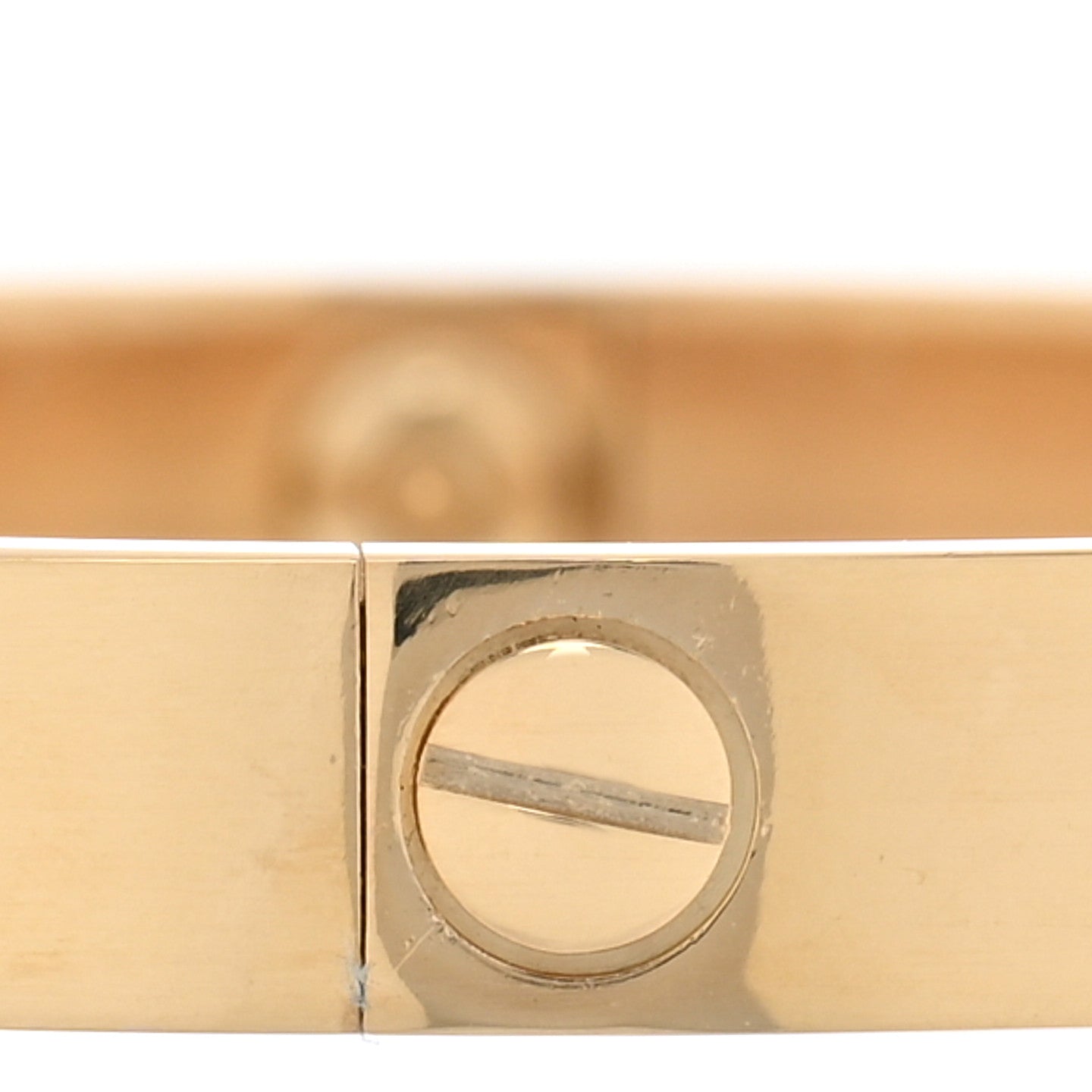 Cartier 18K Yellow Gold 4 Diamond LOVE Bracelet 16 5 of 7