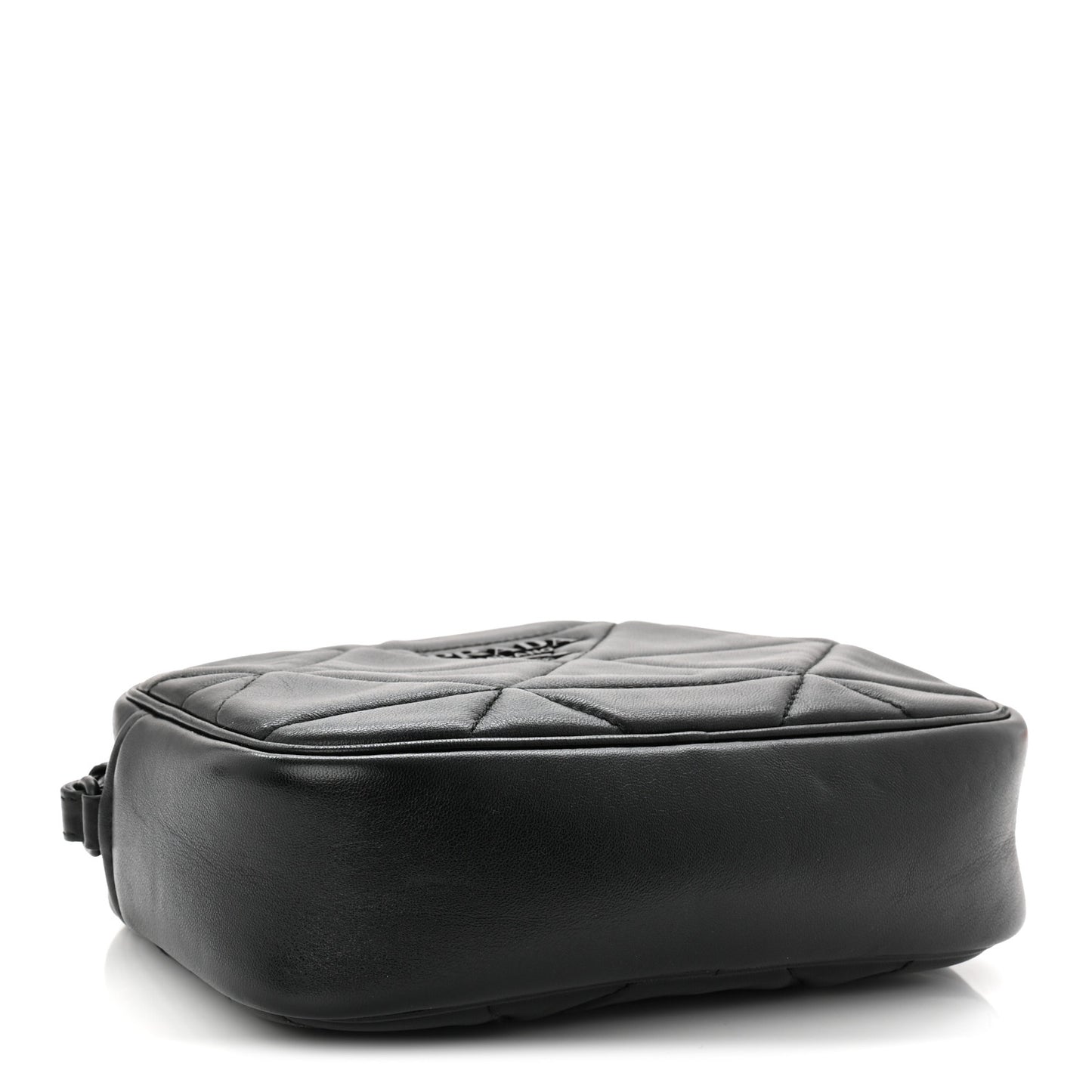Nappa Triangle Stitched Spectrum Camera Bag Black
