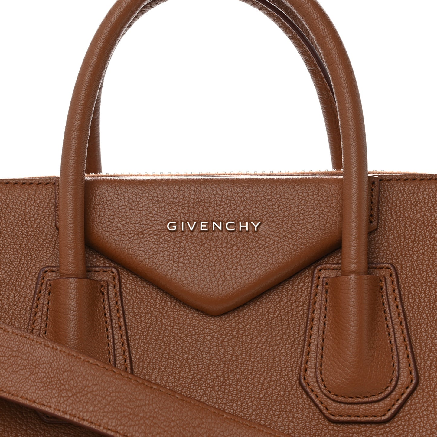 Sugar Goatskin Medium Antigona Cognac