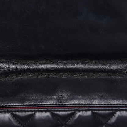 Chanel Lambskin Quilted Jumbo Single Flap Black 11 of 24