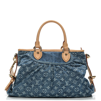 Louis Vuitton Denim Neo Cabby MM Blue 1 of 7