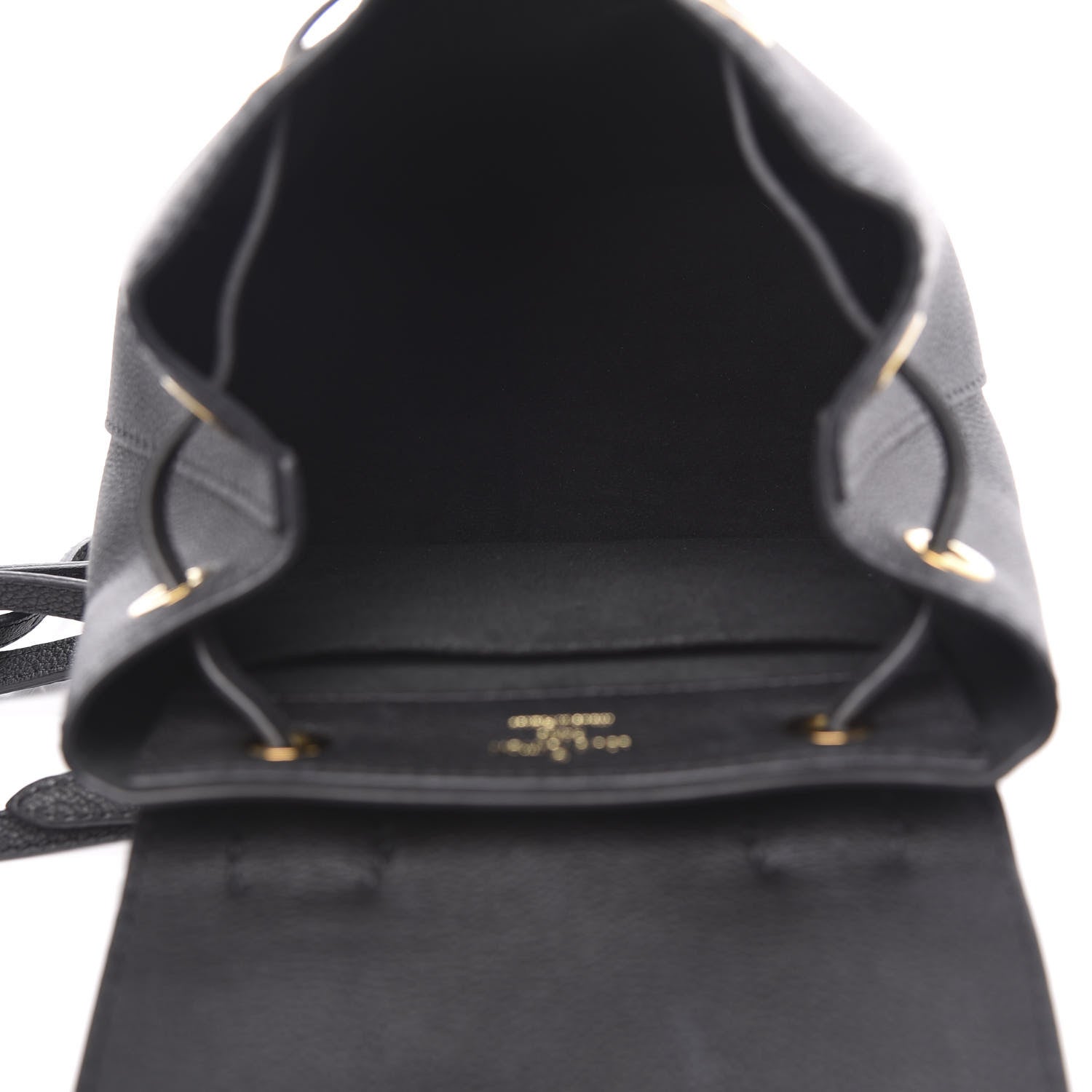 Louis Vuitton Calfskin Lockme Mini Backpack Black 4 of 10
