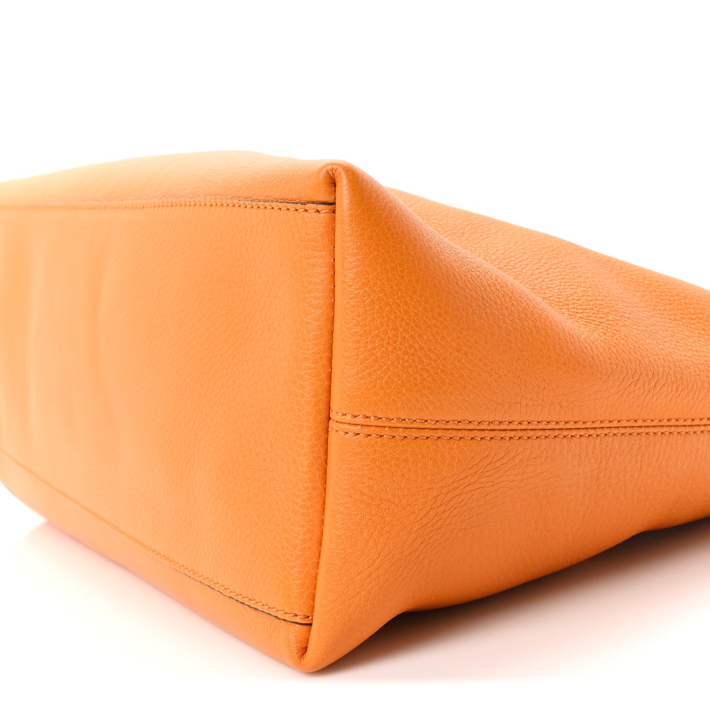 Pebbled Calfskin Medium Soho Chain Shoulder Bag Curcuma
