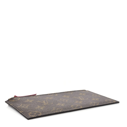 Louis Vuitton Monogram Felicie Chain Wallet Zippered Insert Fuchsia 4 of 7