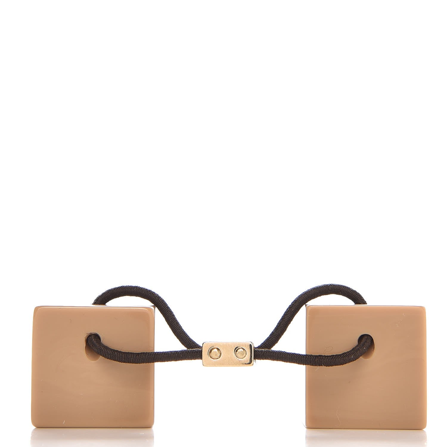Louis Vuitton Resin Monogram Hair Cubes Beige 2 of 3