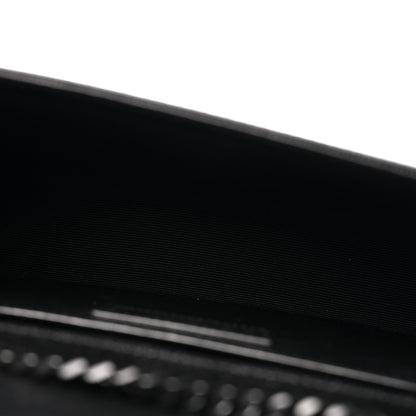 Saint Laurent Grain De Poudre Small Monogram Monochrome Kate Satchel Black 5 of 12