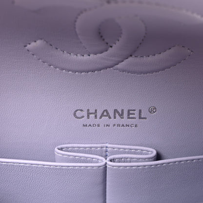 Chanel Caviar Quilted Medium Double Flap Light Purple 6 of 10