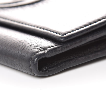 Gucci Pebbled Calfskin Large Soho Continental Wallet Black 10 of 10