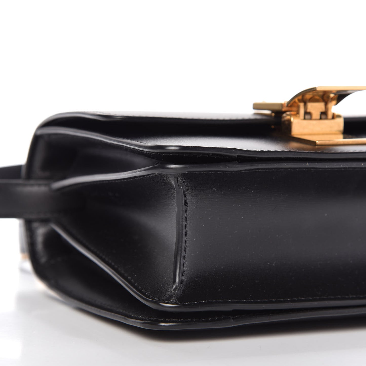 Box Calfskin Small Classic Box Flap Bag Black