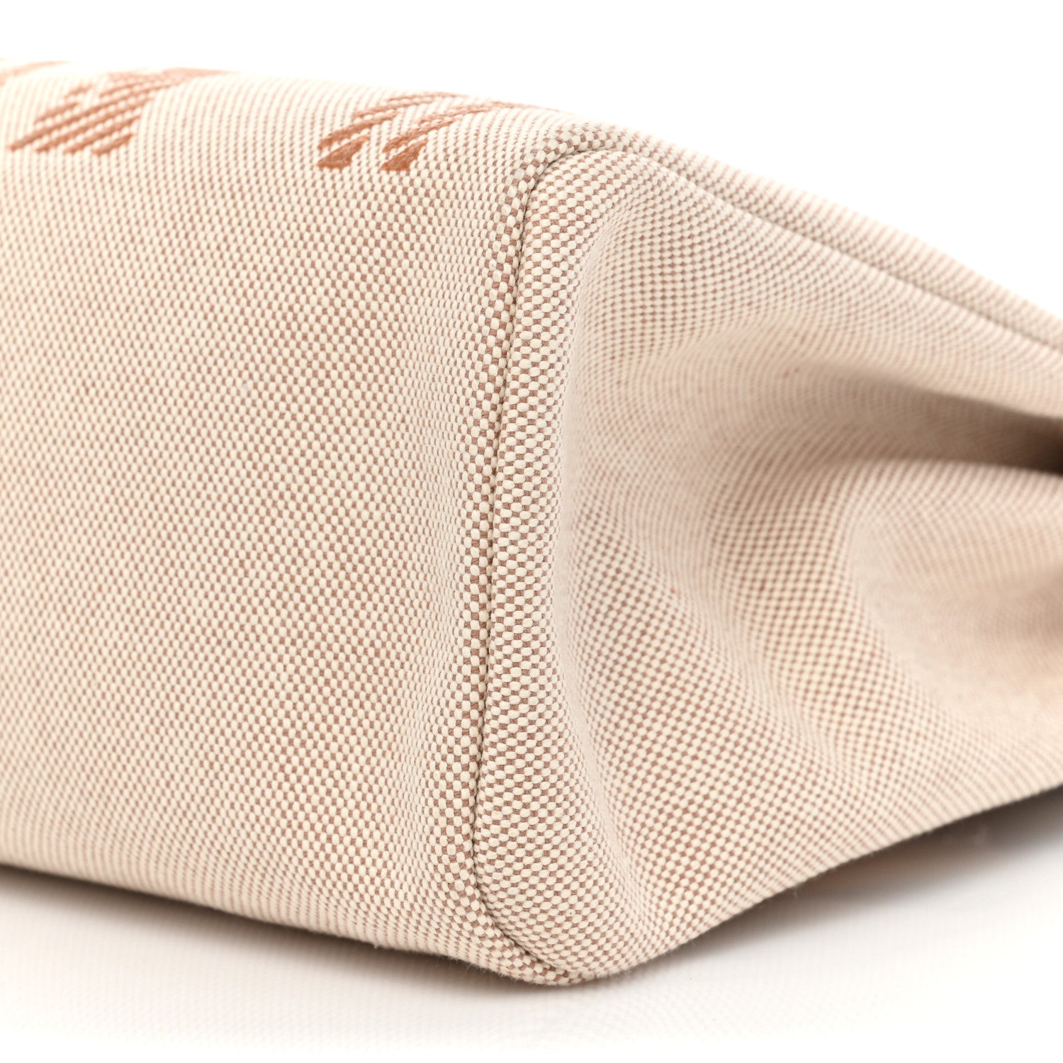 Hermes Vache Hunter Toile H Brides de Gala Herbag Zip Retourne 31 PM Natural 7 of 8