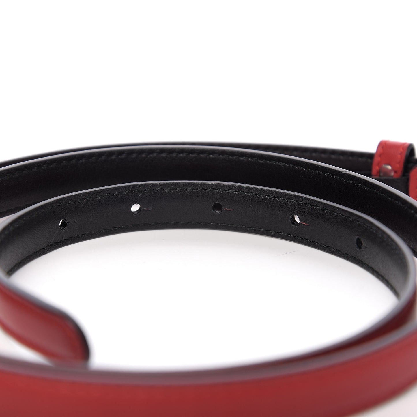 Moon Calfskin Nickel Interlocking G 20mm Belt 100 40 Tabasco