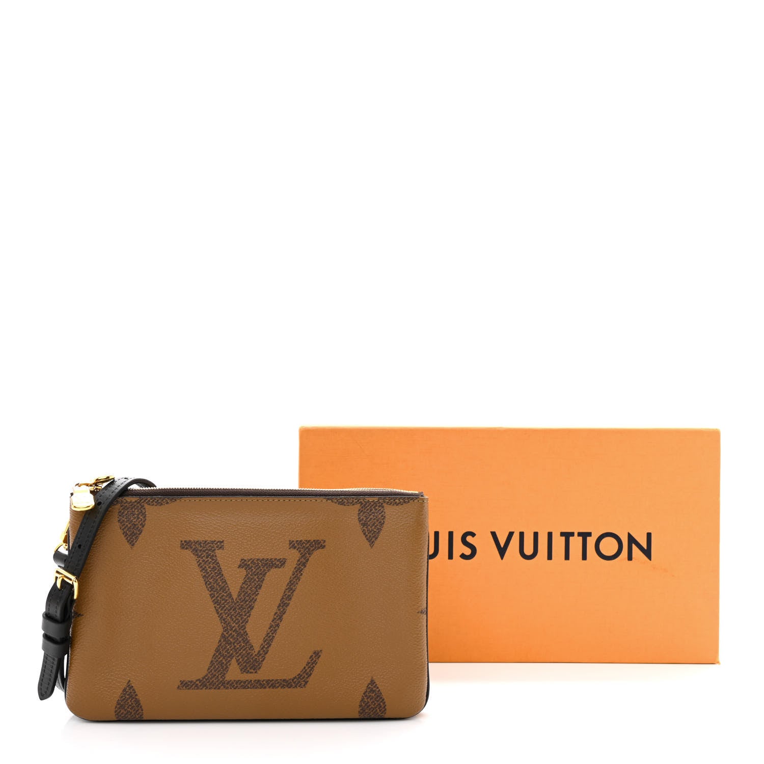 Louis Vuitton Reverse Monogram Giant Double Zip Pochette 16 of 16