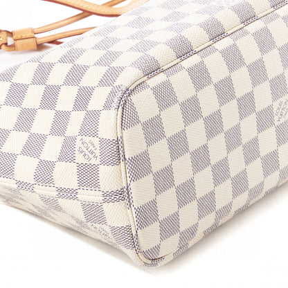 Louis Vuitton Damier Azur Neverfull PM 6 of 10