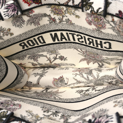 Christian Dior Canvas Jardin Botanique Embroidered Medium Book Tote Multicolor 5 of 8