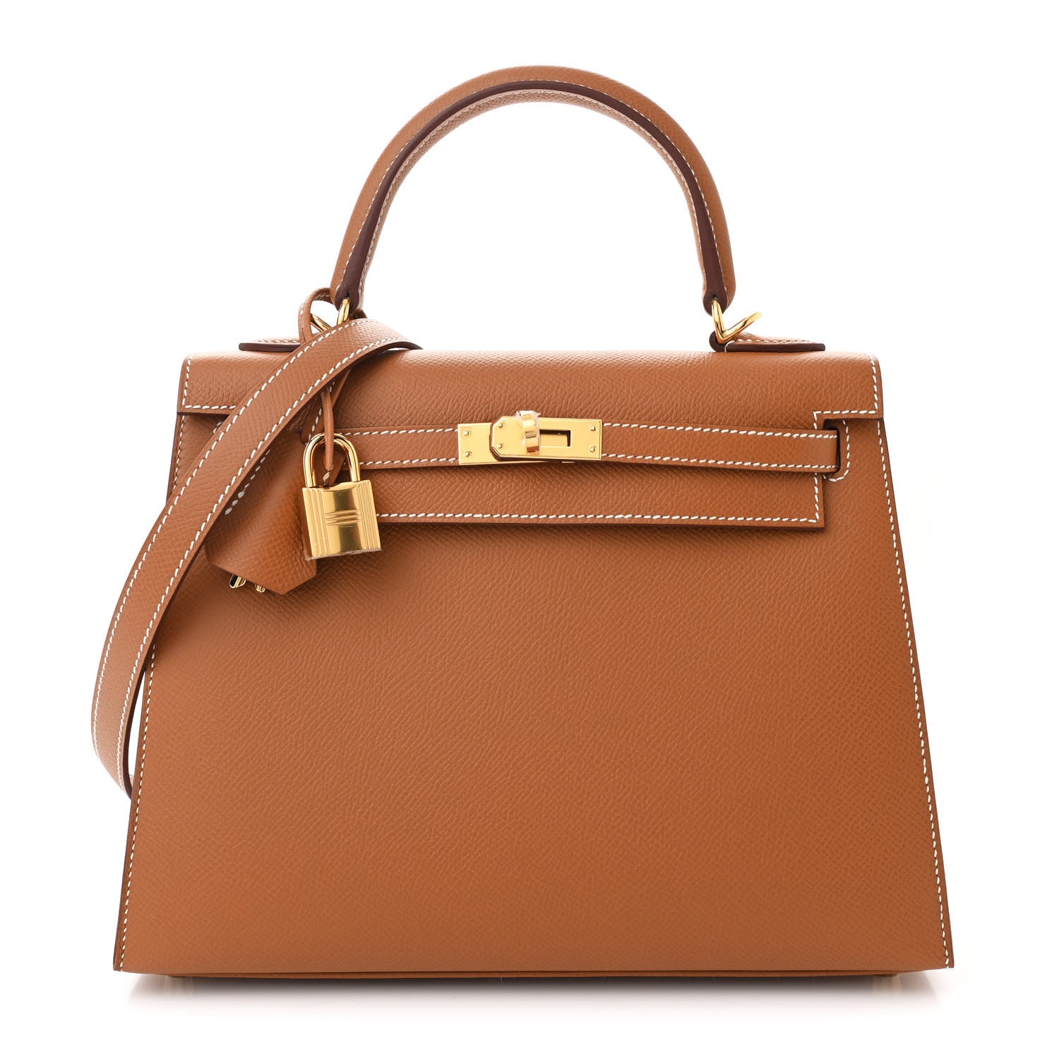 Hermes Epsom Kelly Sellier 25 Gold 1 of 11