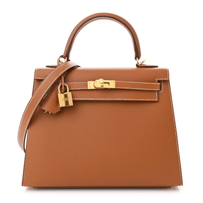 Hermes Epsom Kelly Sellier 25 Gold 1 of 11