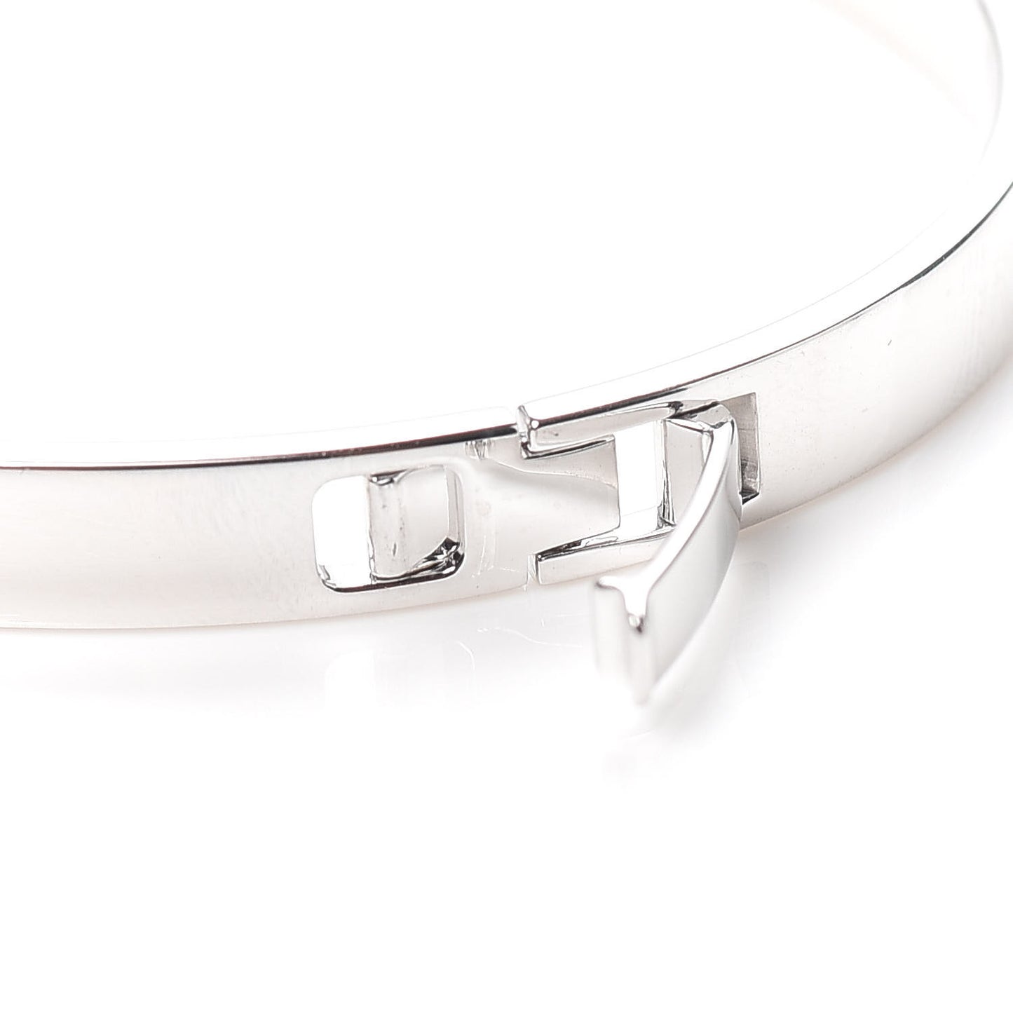 18K White Gold Diamond PM H D'Ancre Bracelet LG