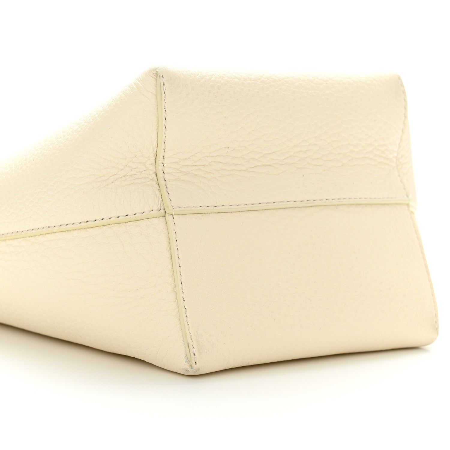 The Row Grained Calfskin Small N/S Park Tote Ivory 9 of 10
