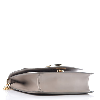 Chloe Calfskin Suede C Clutch With Chain Motty Grey 4 of 10