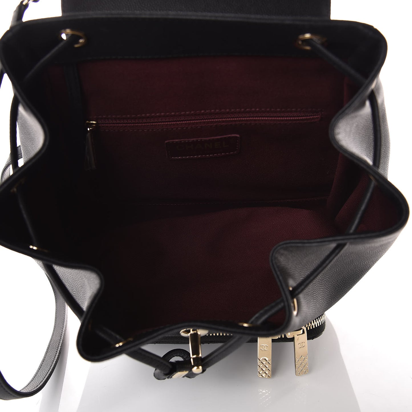 Caviar Quilted Business Affinity Backpack Black