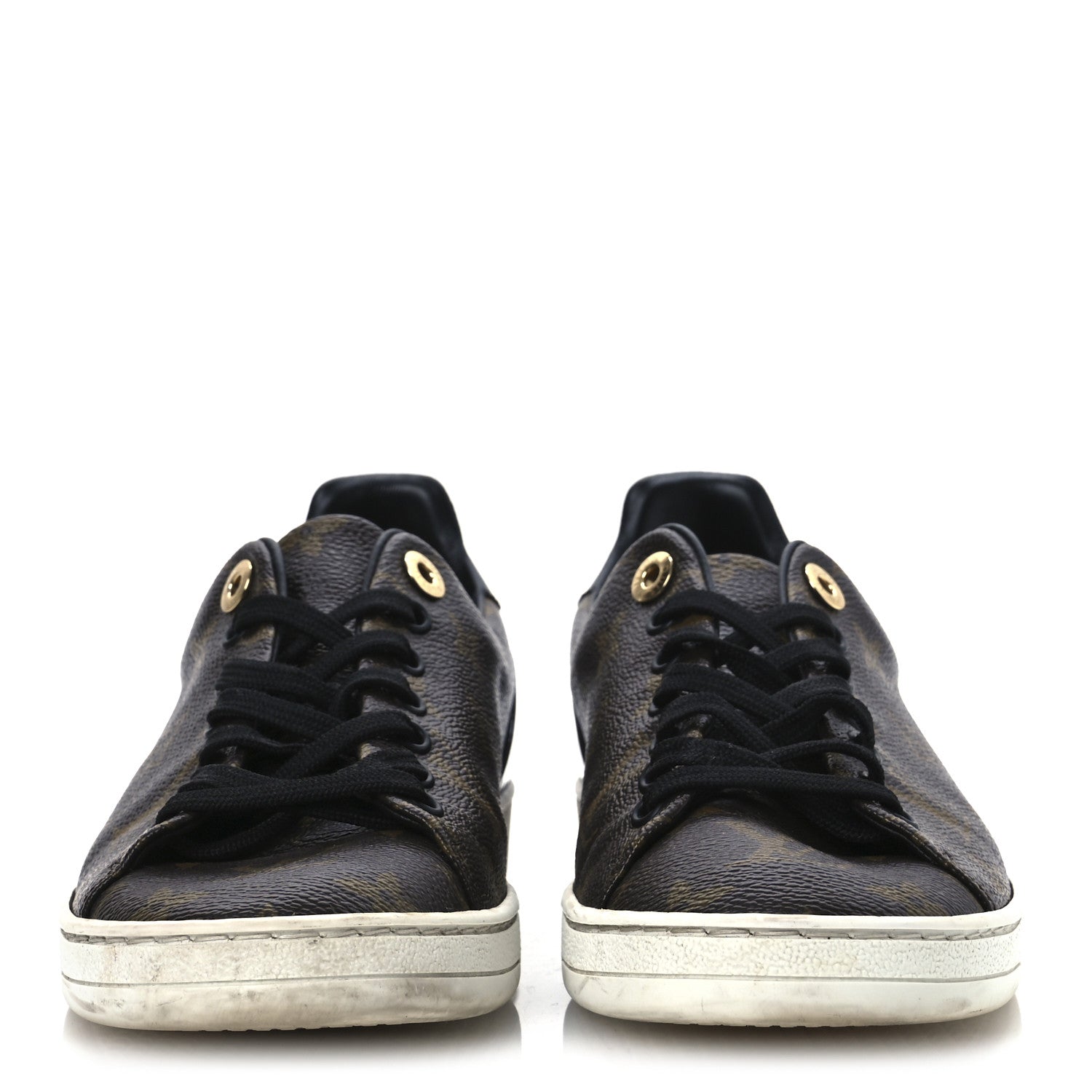 Louis Vuitton Patent Monogram Frontrow Sneakers 37.5 3 of 13