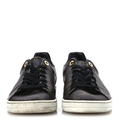 Louis Vuitton Patent Monogram Frontrow Sneakers 37.5 3 of 13