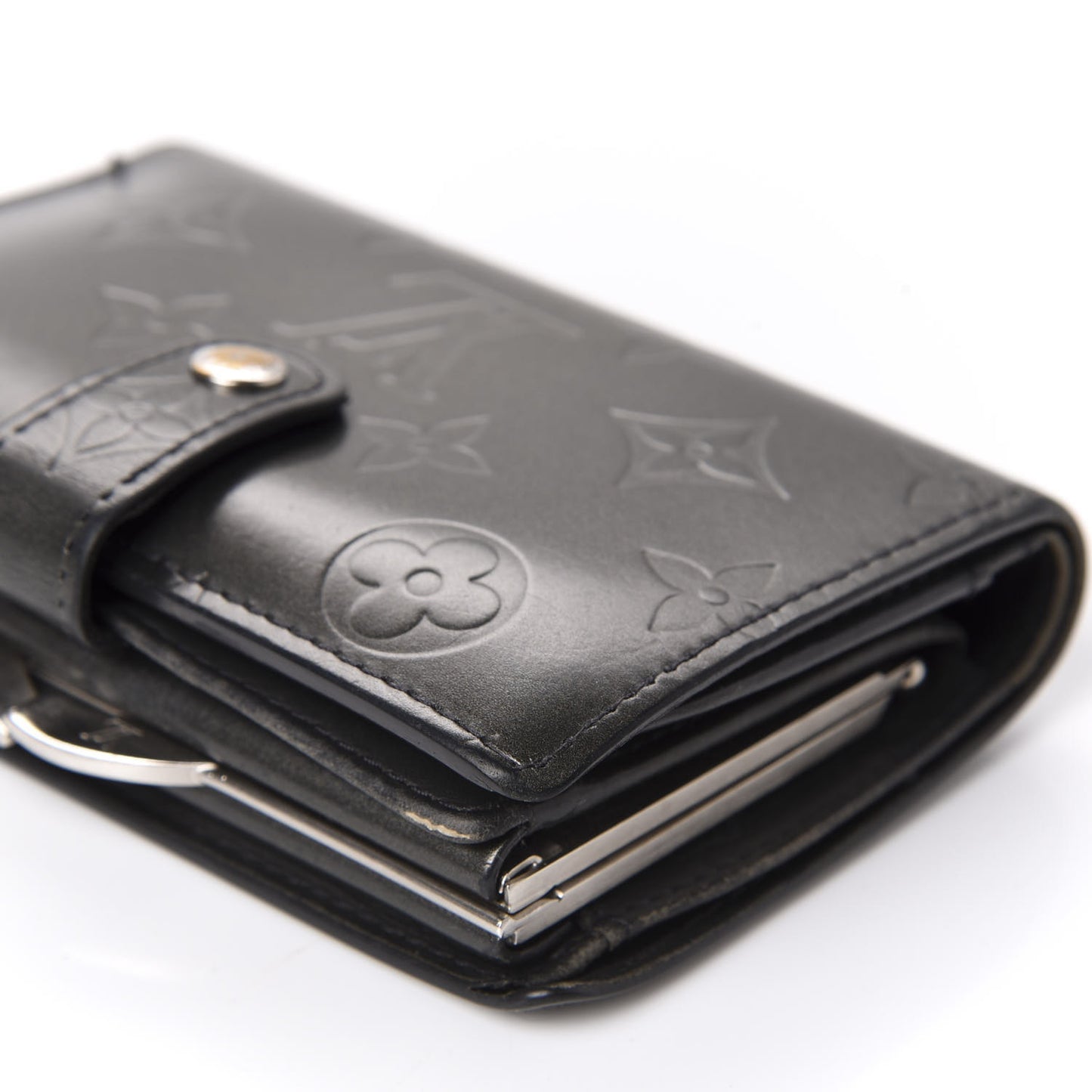 Mat Monogram French Purse Wallet Gris