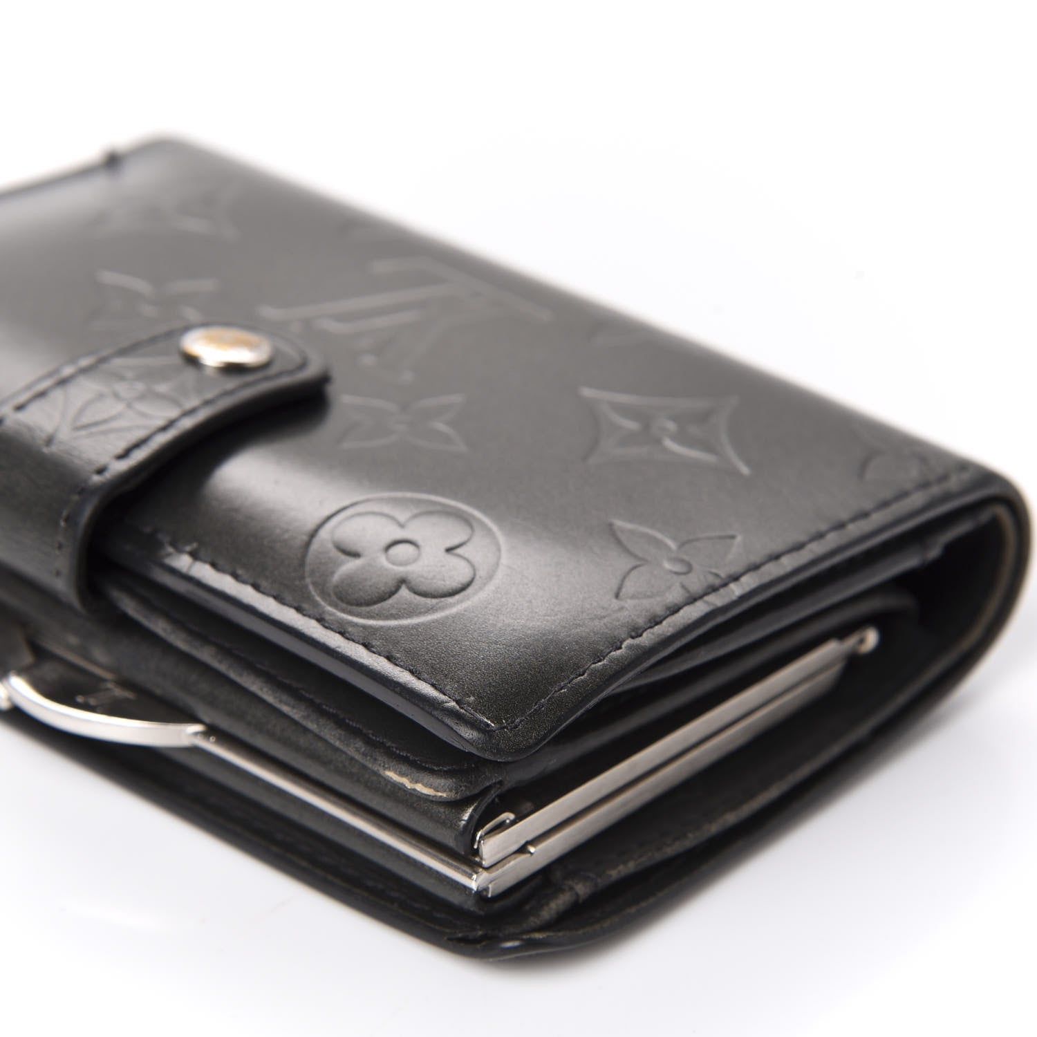 Louis Vuitton Mat Monogram French Purse Wallet Gris 6 of 13