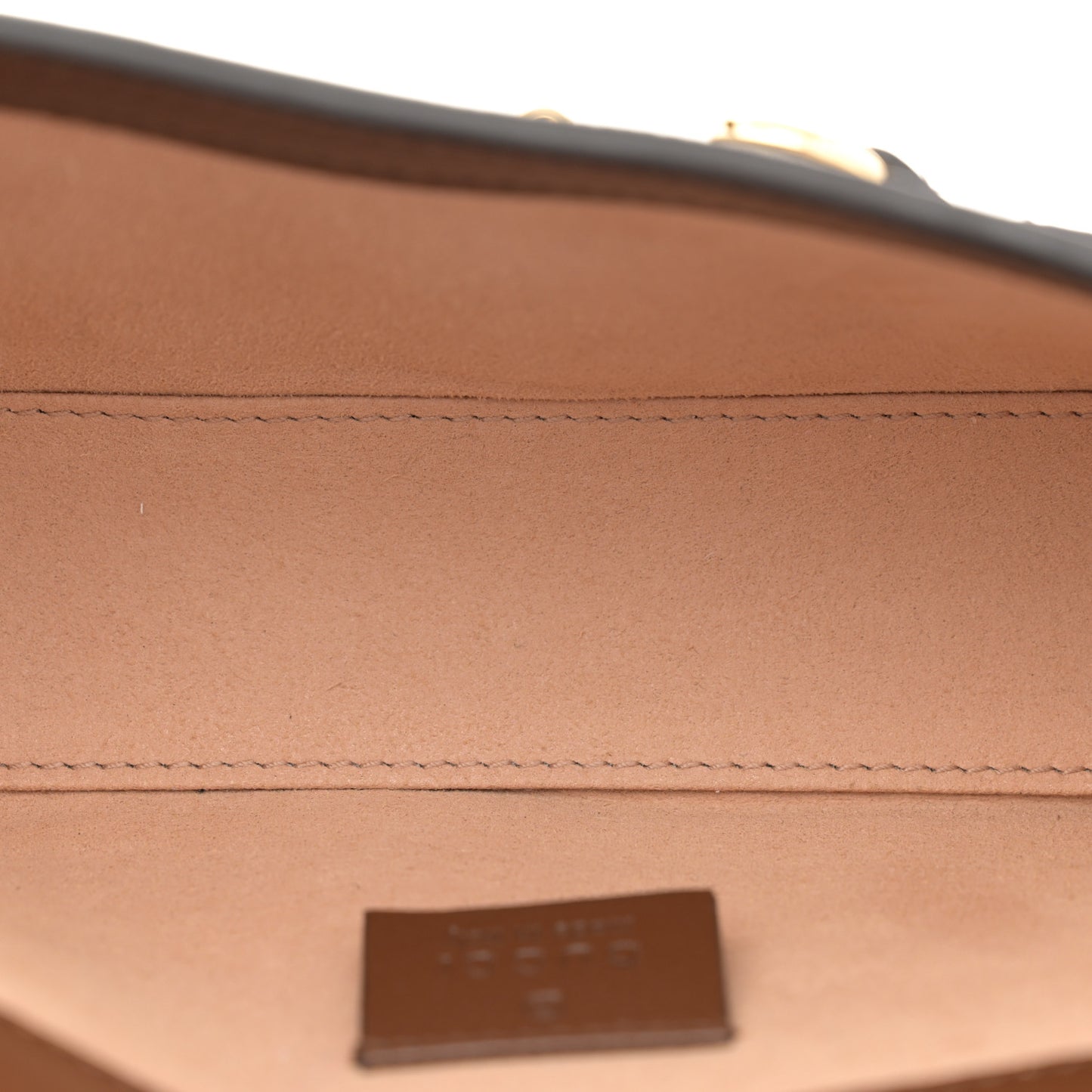 GG Supreme Monogram Mini Horsebit 1955 Shoulder Bag Beige Brown Sugar